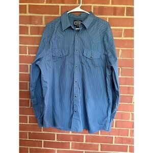 Western Pearl Snap Button Down Shirt